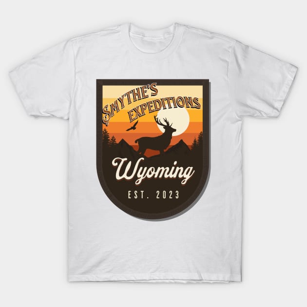 Smythe's Expeditions Wyoming T-Shirt T-Shirt by G&GDesign716